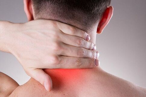 Neck osteochondrosity pain