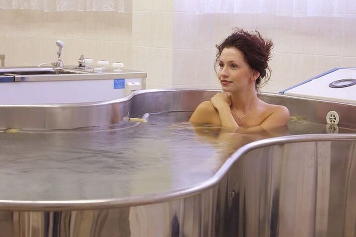 therapeutic bath for knee osteoarthritis